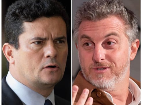 Sergio Moro e Luciano Huck. (Foto: Reprodução)