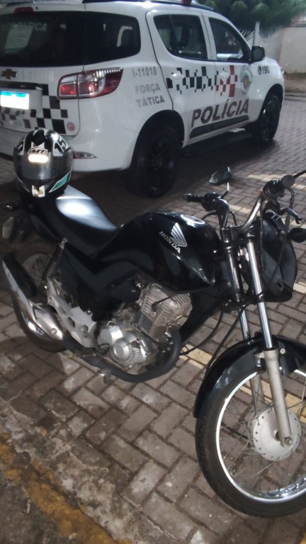 moto adulterada apreendida pela polícia em Jundiaí