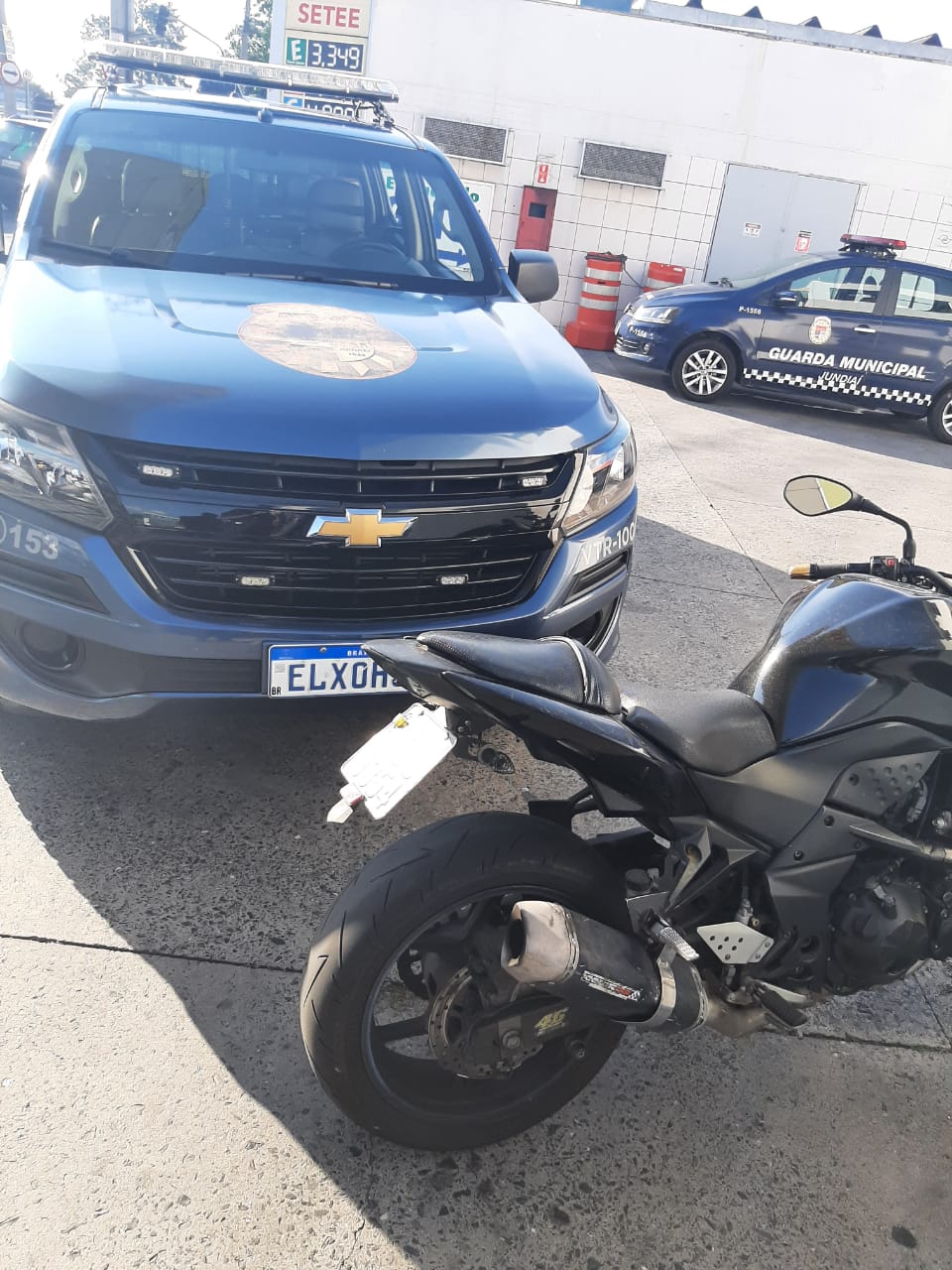 Guarda Municipal recupera moto furtada em Jundiaí Guarda Municipal recupera moto furtada em Jundiaí