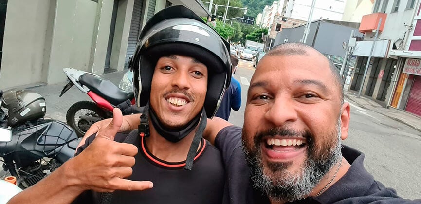 Motoboy no Rio de Janeiro. (Foto: Divulgação)