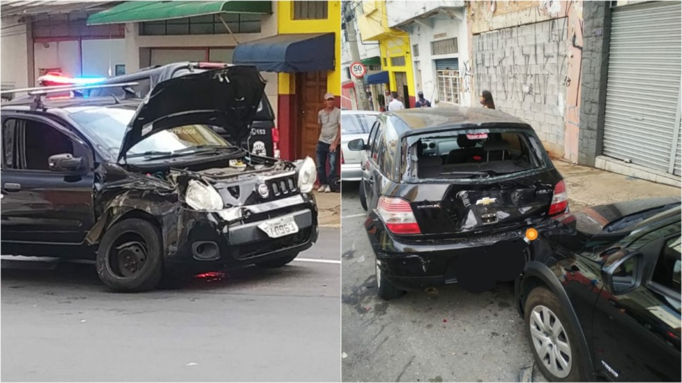 Carro de motorista que teve mau súbito e provocou acidente em Jundiaí Carro de motorista que teve mau súbito e provocou acidente em Jundiaí