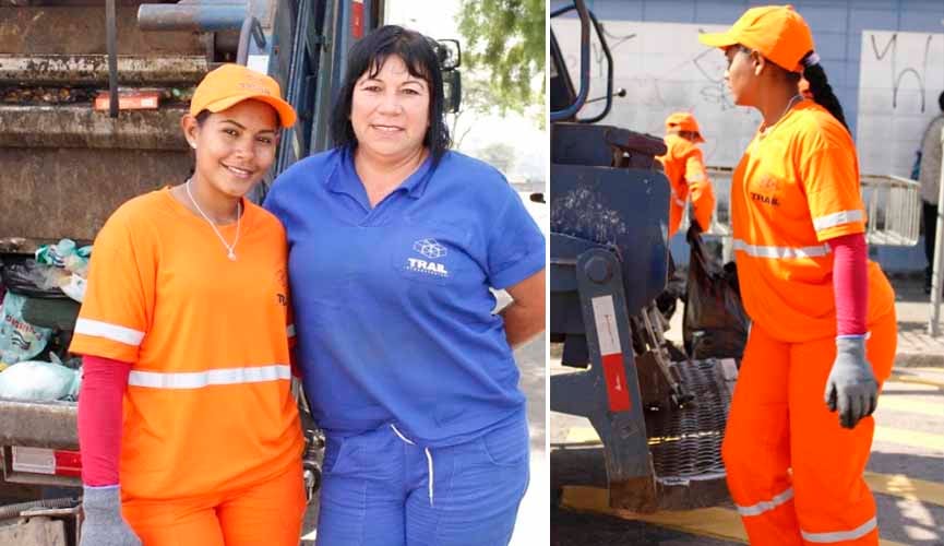 Equipe feminina de coleta de lixo é exemplo de dedicação nas ruas de Jundiaí