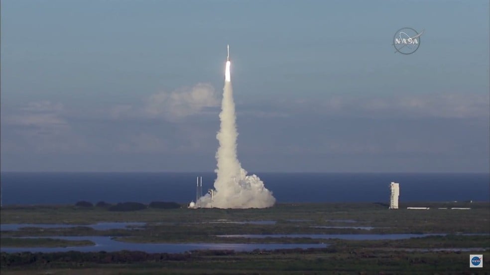 Lançamento da sonda Osiris-Rex, em 2016, para ir atrás do asteroide Bennu