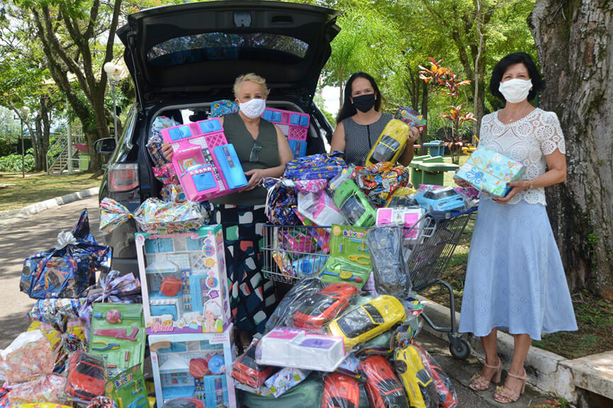 Arrecadação de brinquedos para o Funss. (Foto: Divulgação)