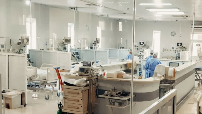 Leitos no Hospital São Vicente