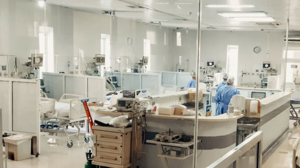 Leitos no Hospital São Vicente