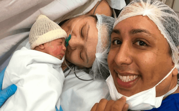 Mãe-avó e crianças estão bem. (Foto: Reprodução/EPTV)