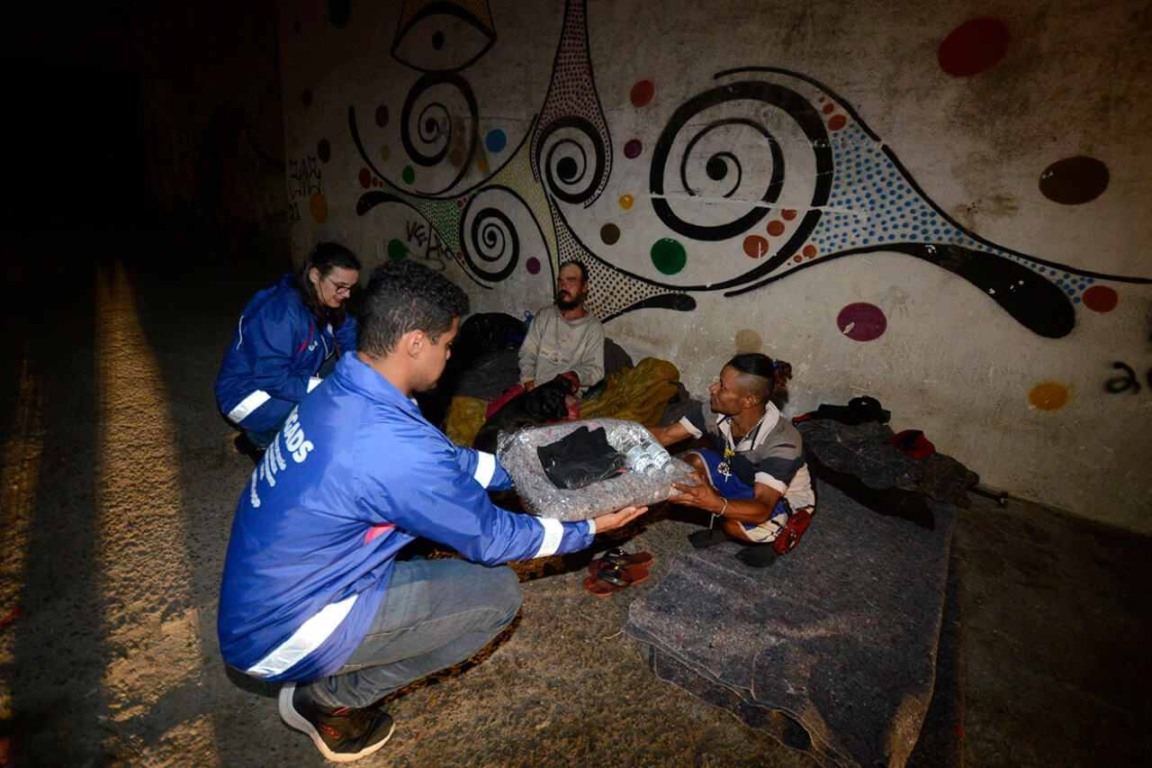 Por conta da previsão de baixas temperaturas, Operação Noites Frias segue ao longo da semana