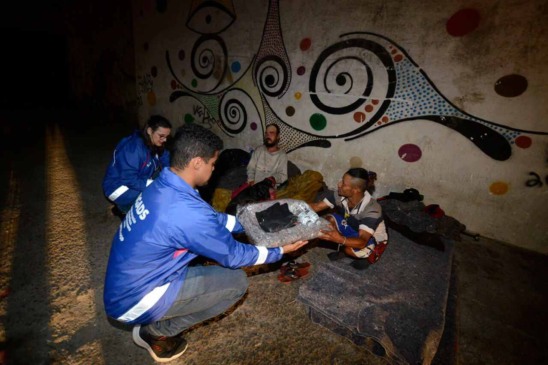 Por conta da previsão de baixas temperaturas, Operação Noites Frias segue ao longo da semana