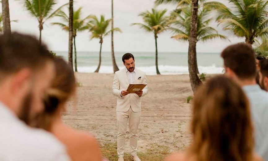 Noivo casa consigo mesmo. (Foto: Divulgação)