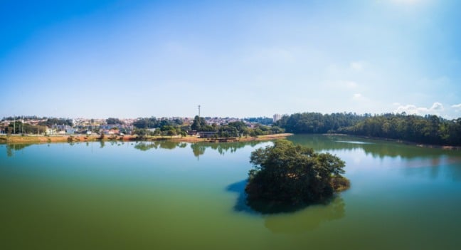 Represa de captação da DAE Jundiaí
