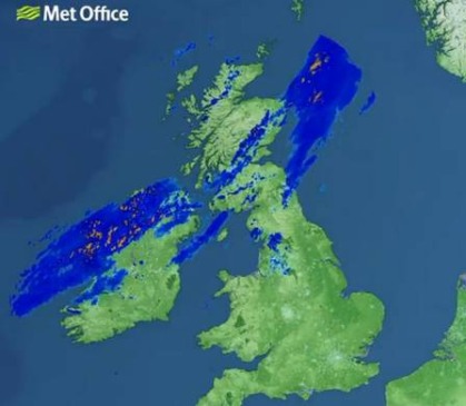 Nuvem de formigas voadoras