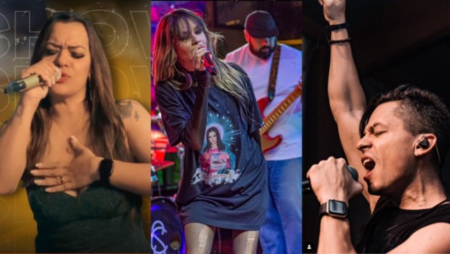 Cantores se apresentam no Jumpbarbecue