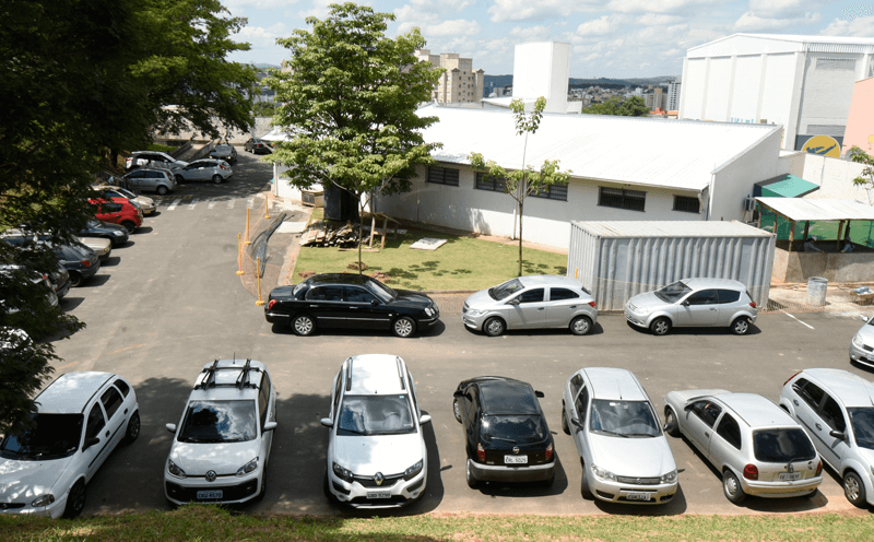 Visão aérea do prédio da UBS Retiro Visão aérea do prédio da UBS Retiro