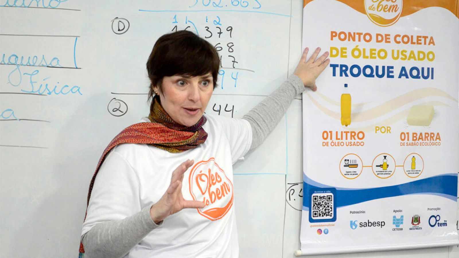 Campanha 'Óleo do Bem'.