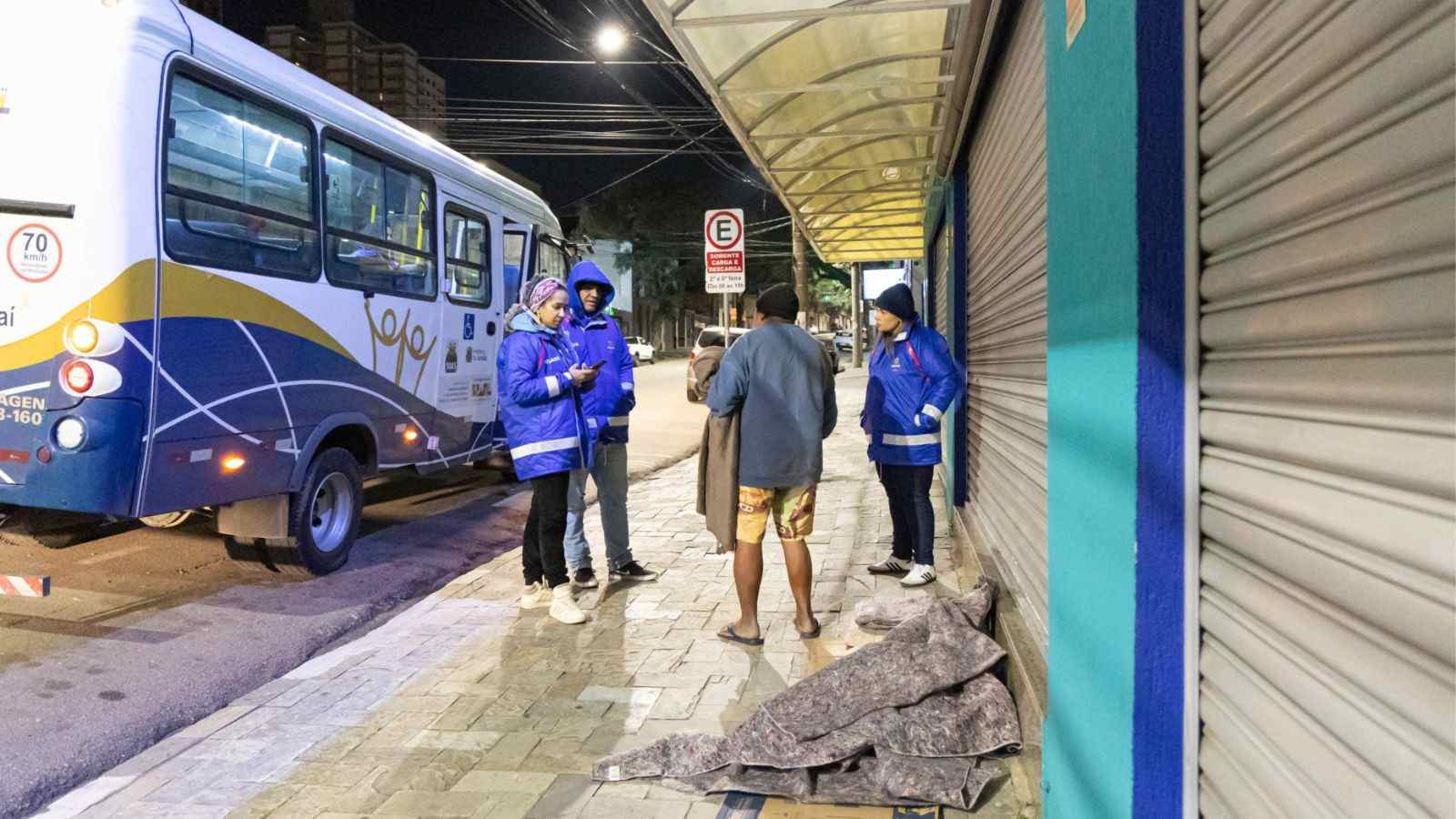 Operação Noites Frias em Jundiaí.