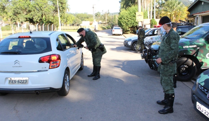 Foto de operação policial