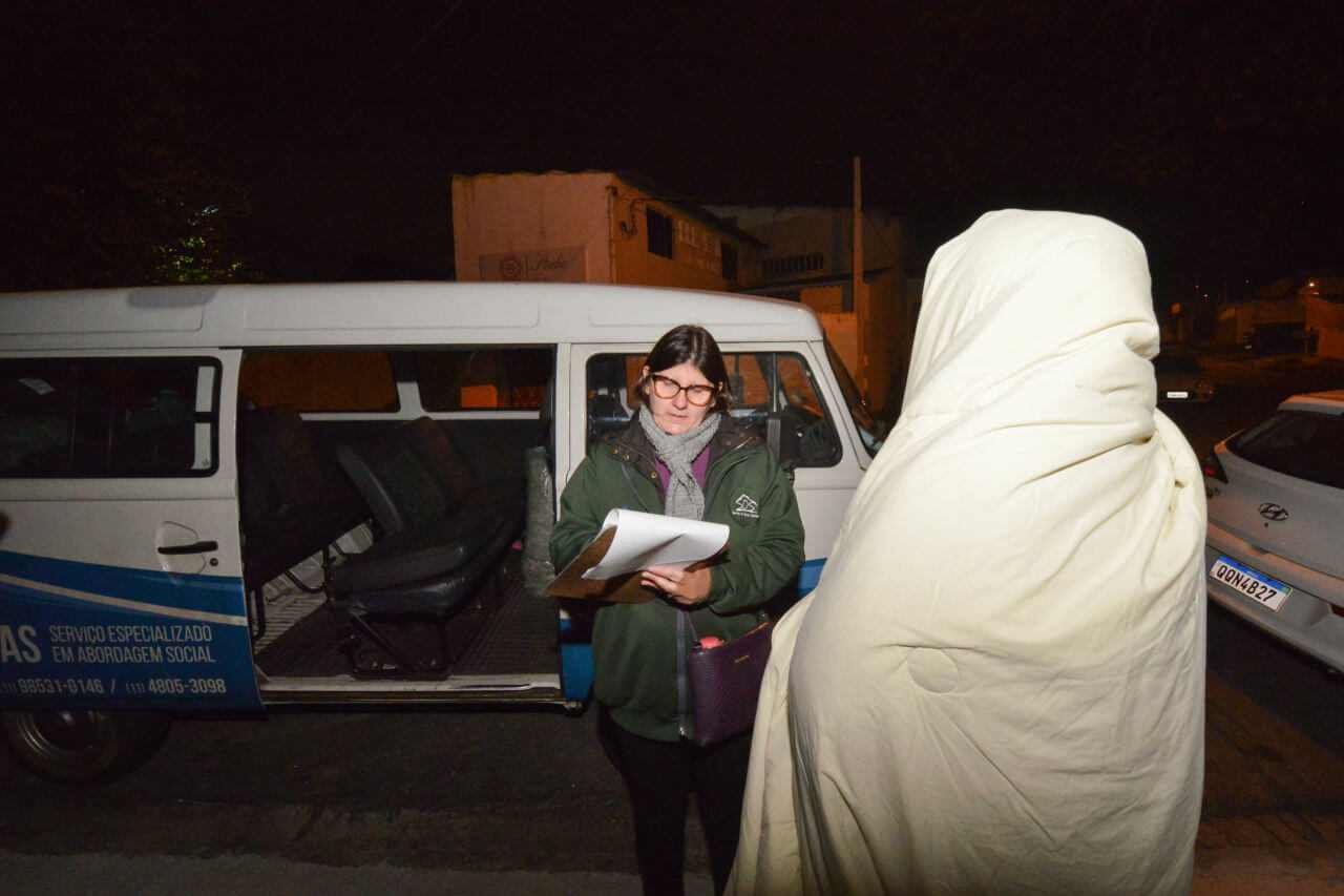 Operação noites frias em Jundiaí