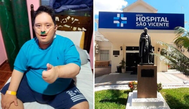 Jovem com Síndrome de Down recebe alta de covid19 no HSV