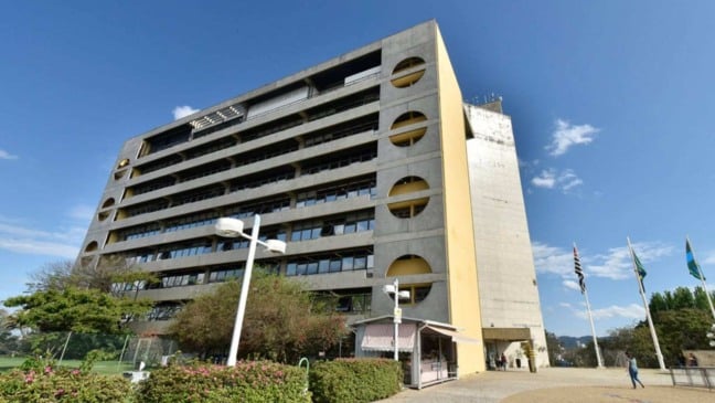 Fachada do Paço Municipal de Jundiaí.