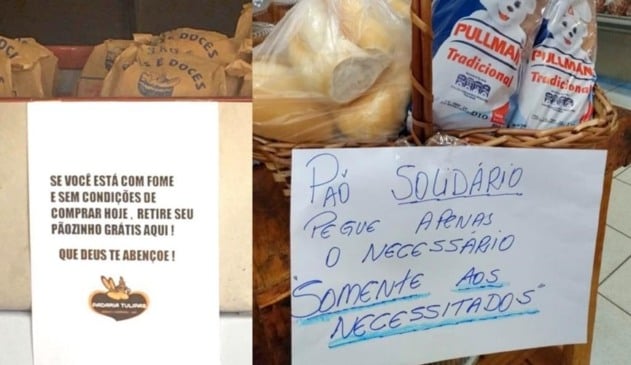 Mais duas padarias de Jundiaí se sensibilizam e deixam pães a quem não pode pagar