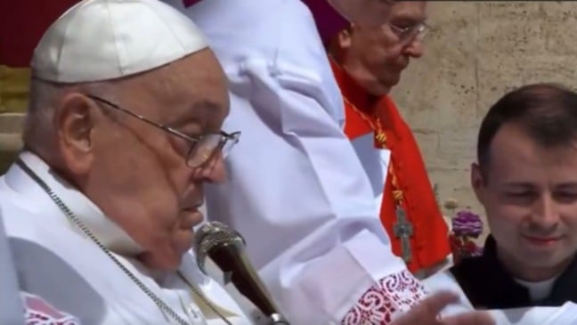 Papa Francisco transmite mensagem de Páscoa