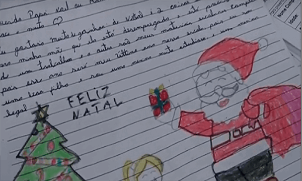 Papai Noel dos Correios. (Foto: Divulgação)