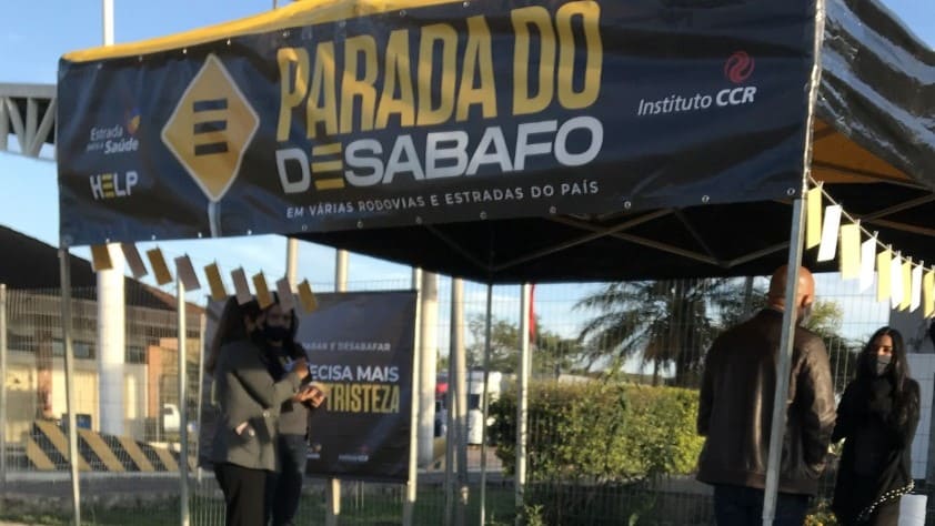 Jundiaí: Parada do Desabafo da CCR oferece apoio emocional para caminhoneiros na Bandeirantes