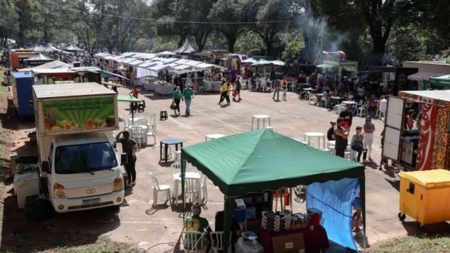 Reinauguração do parque do corrupira.