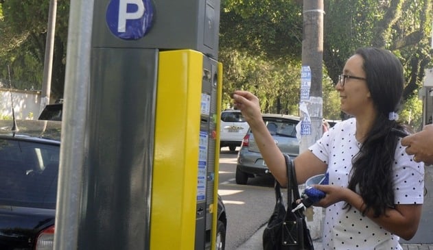 Foto de parquímetro