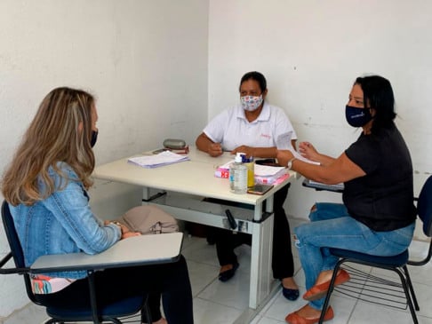 Entrevista de emprego no PAT Jundiaí. (Foto: Divulgação)