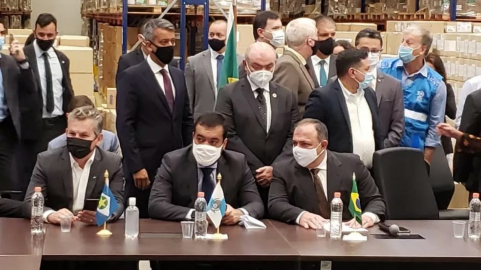 Cerimônia do Ministério da Saúde em SP