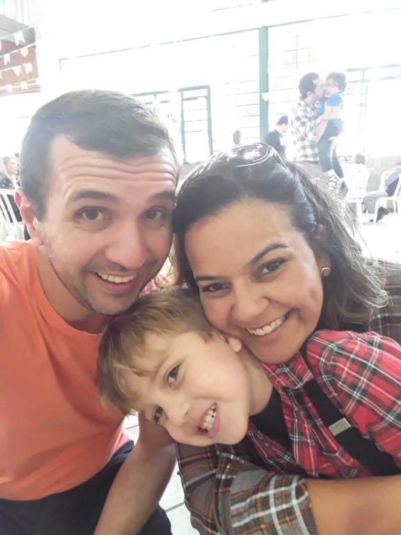 Pai, mãe e Pedro, de Jundiaí