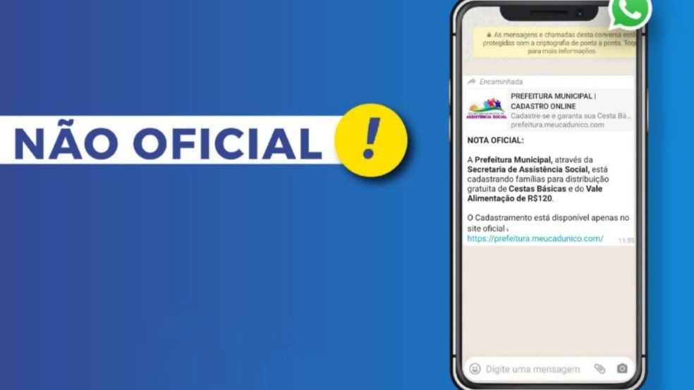 Comunicado oficial da Prefeitura de Itupeva sobre fake news.