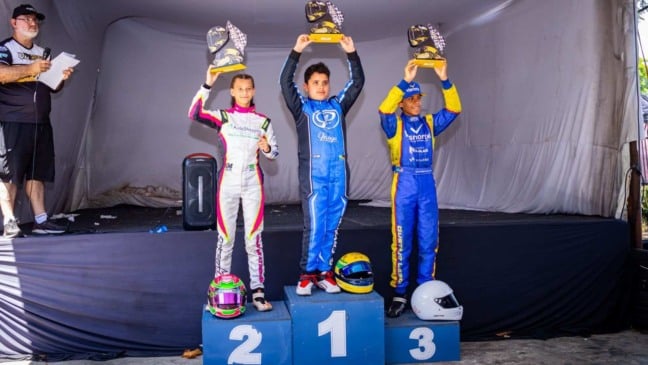 Gabriel Cayres ficou em 3º lugar