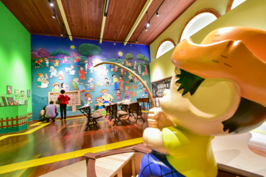 Estatua do Chico Bento na pinacoteca