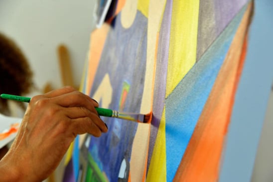 Curso de pintura artística. (Foto: Divulgação)