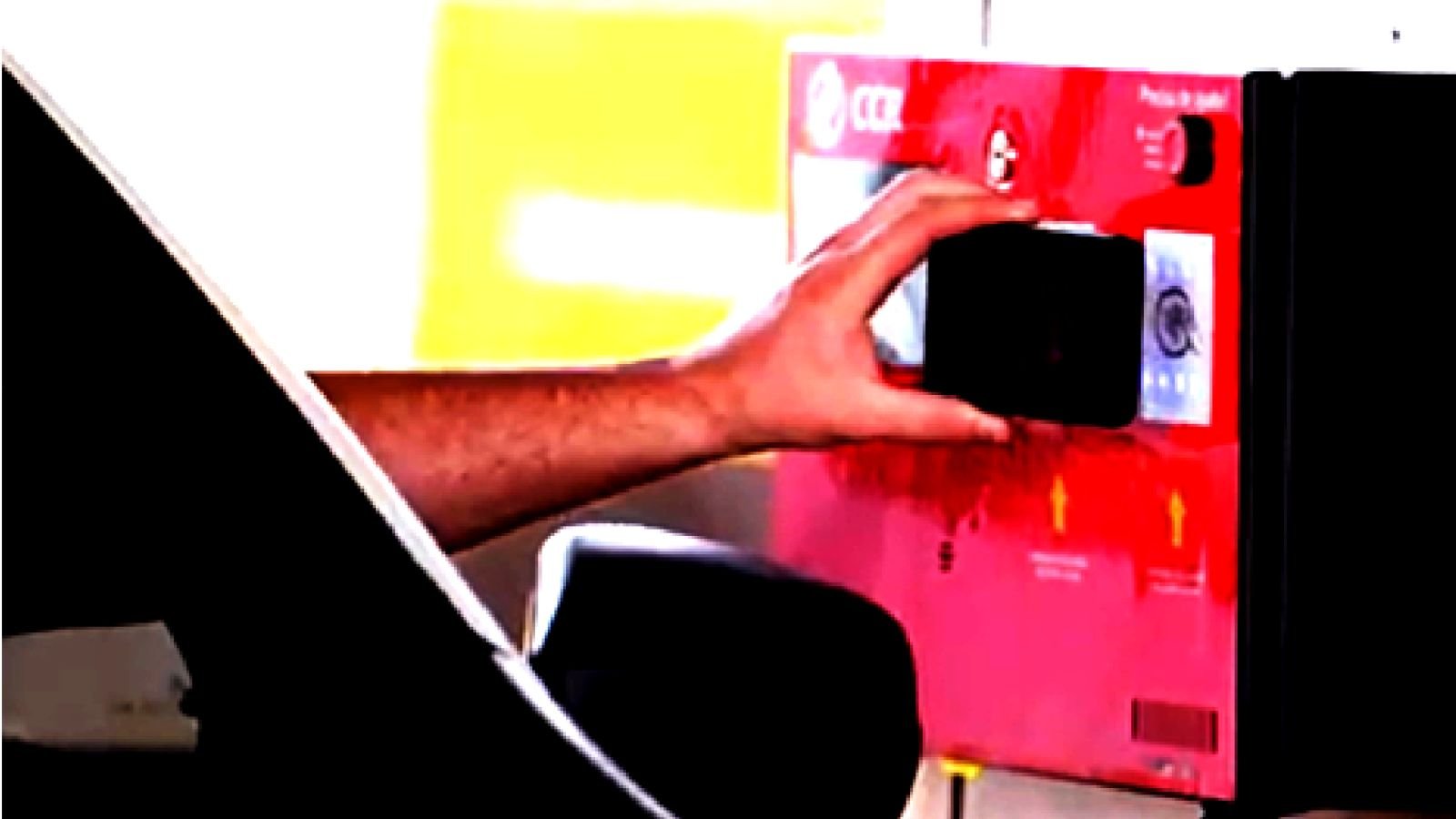 Pista de autoatendimento.