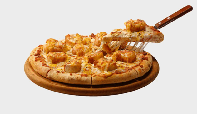 Pizza de pão de alho