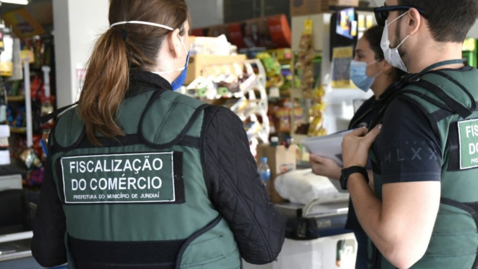 Agentes de fiscalização da Prefeitura de Jundiaí