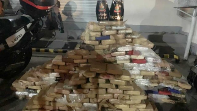 PM encontra mais de 200 kg de maconha em Várzea Paulista