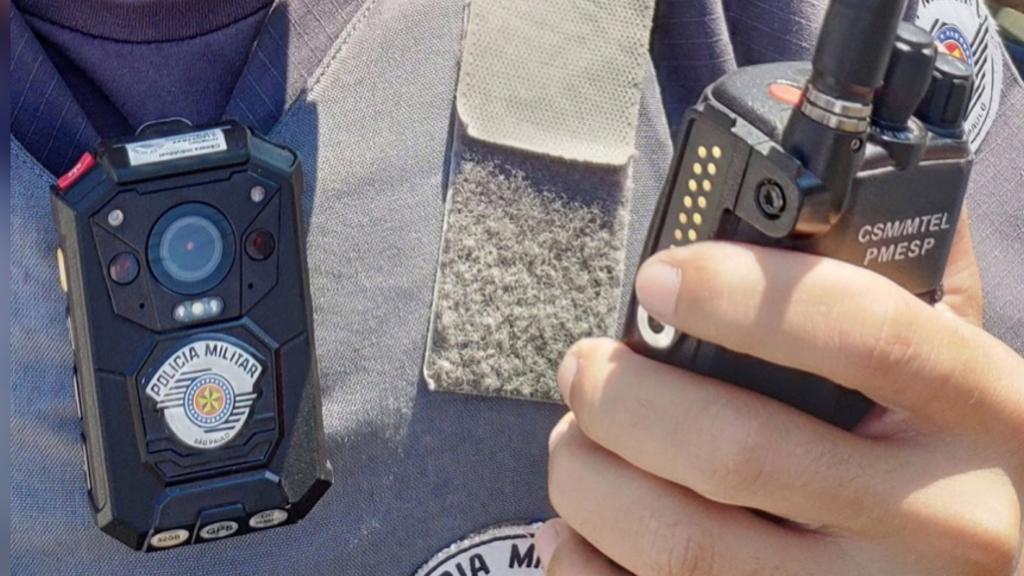 PMs de SP usam câmeras portáteis presas ao corpo