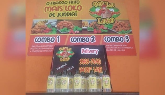 Restaurante de Jundiaí oferece álcool em gel de brinde na compra de qualquer combo