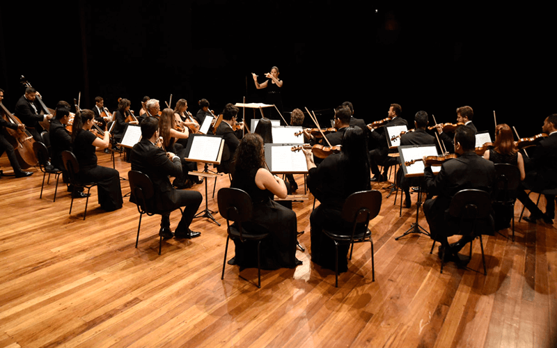 A Orquestra Municipal é um corpo artístico ligado ao Polytheama. (Foto: Reprodução/Prefeitura Municipal de Jundiaí)