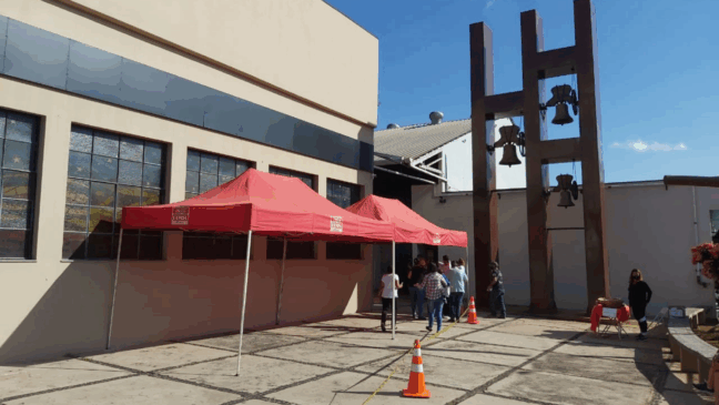 Paróquia Santo Antônio conta com ponto vacinação