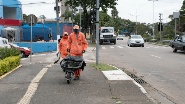 limpeza das ruas