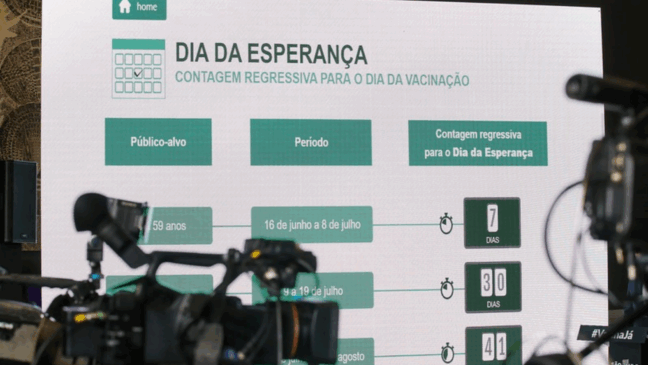 Governo do Estado anunciou também a antecipação da vacinação em massa no Estado (Foto: Governo SP)