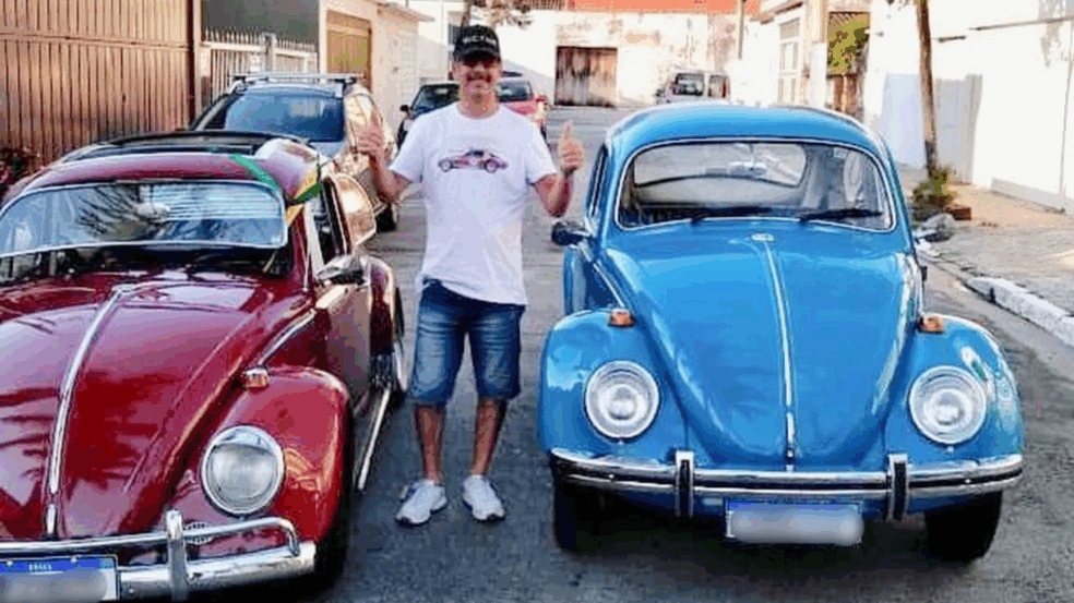 Homem ganha três fuscas em rifas diferentes em menos de um ano Homem ganha três fuscas em rifas diferentes em menos de um ano