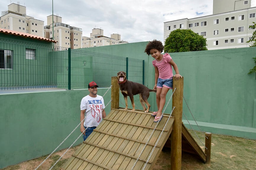 Praça Família Jundiaí & Espaço PET. (Foto: Divulgação)