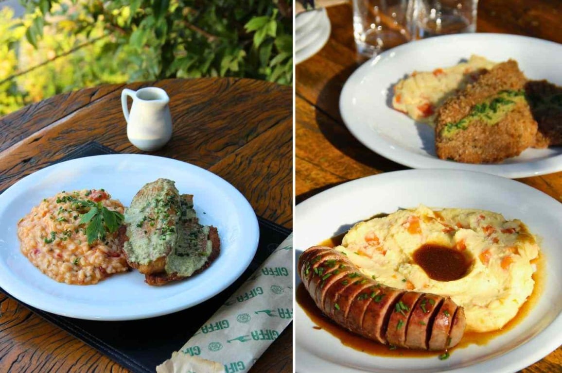 Pratos do novo menu executivo do restaurante Quintal da Giffa